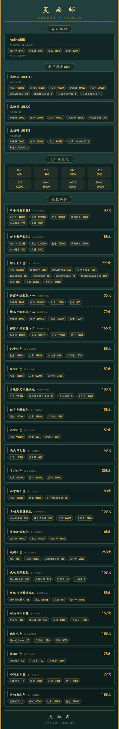 灵画师绿通版游戏详情福利 2